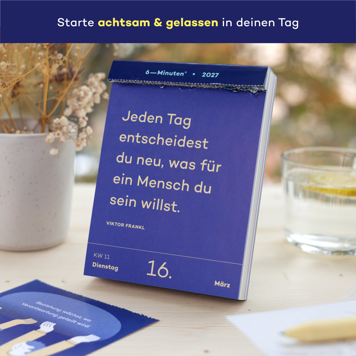 6-Minuten-Abreißkalender 2027