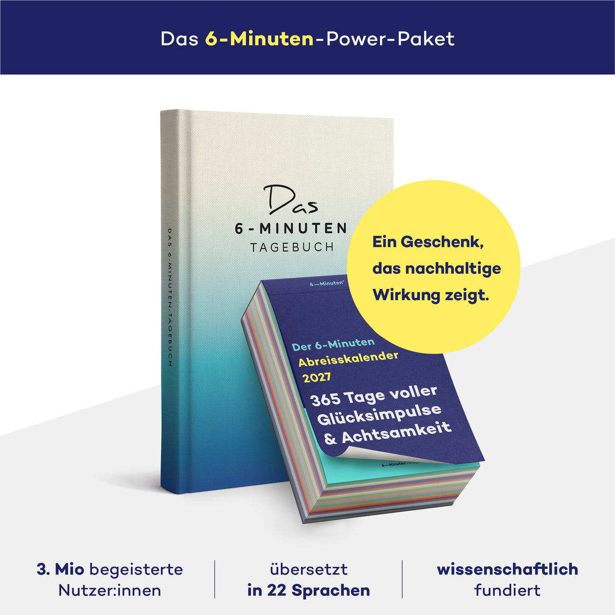 6-Minuten-Abreißkalender 2027