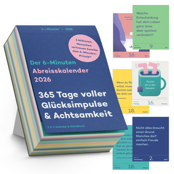 Der 6-Minuten-Abreißkalender