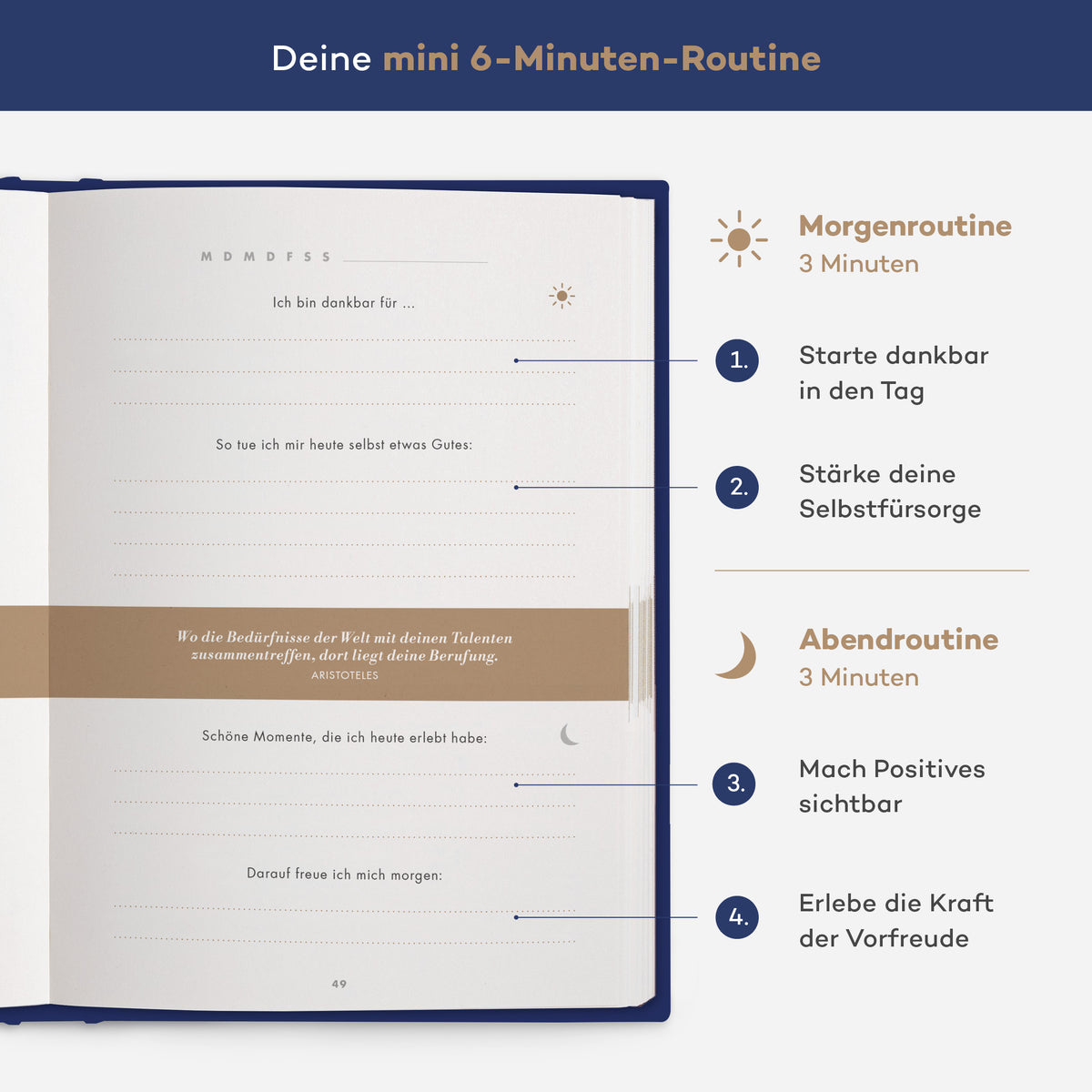 6-Minuten-Tagebuch mini
